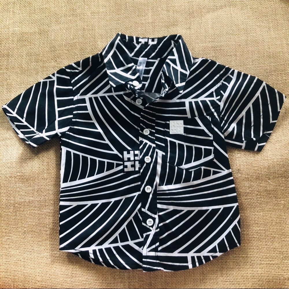 Hawaii’s Finest Toddler Button Down Shirt sz XXS